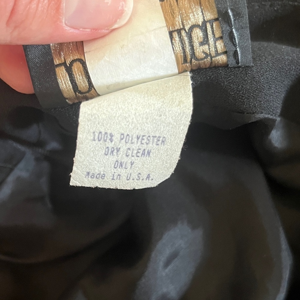 Chic Black Backless Evening Dress Vintage - Picture 3 of 5